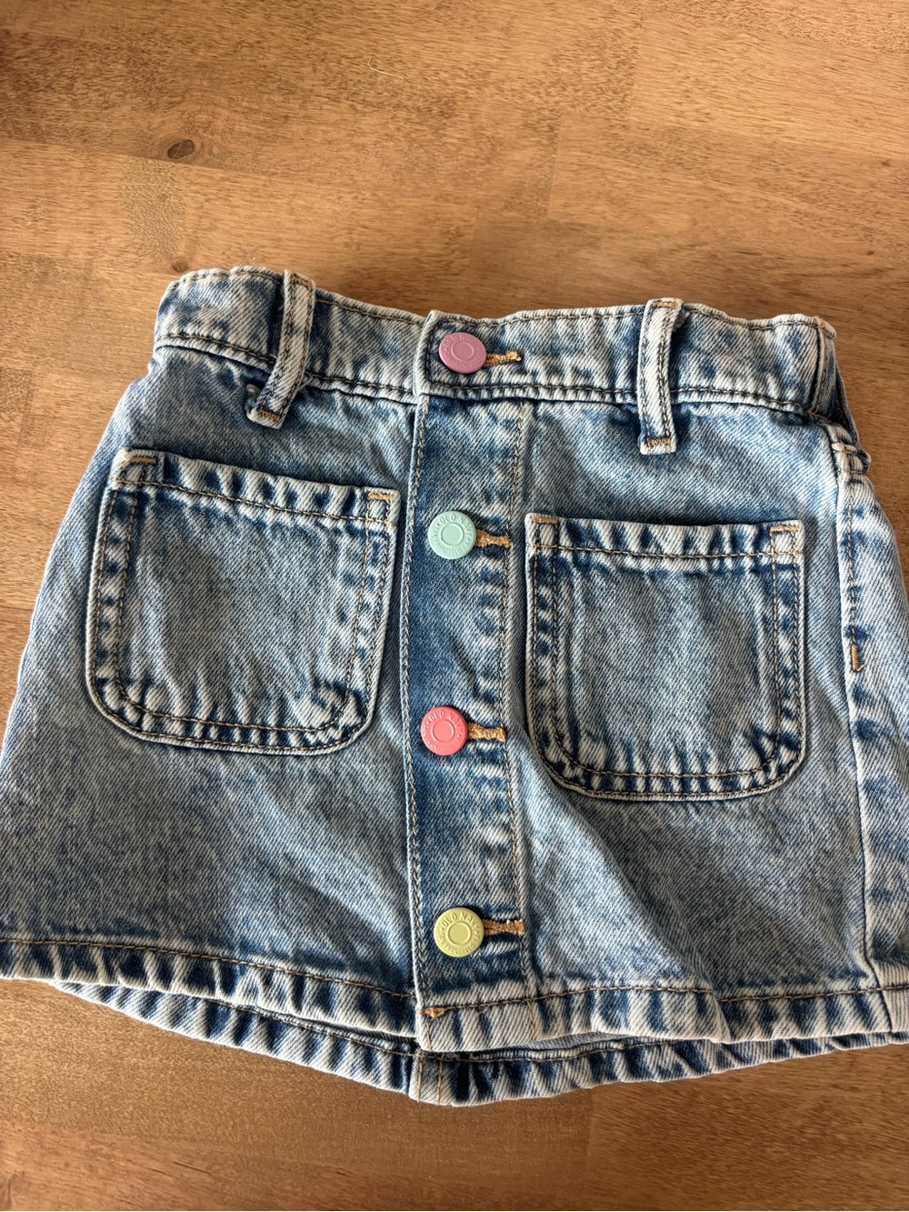 Old Navy toddler girls denim skirt